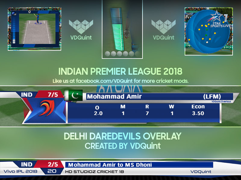 Cricket 18 Overlays